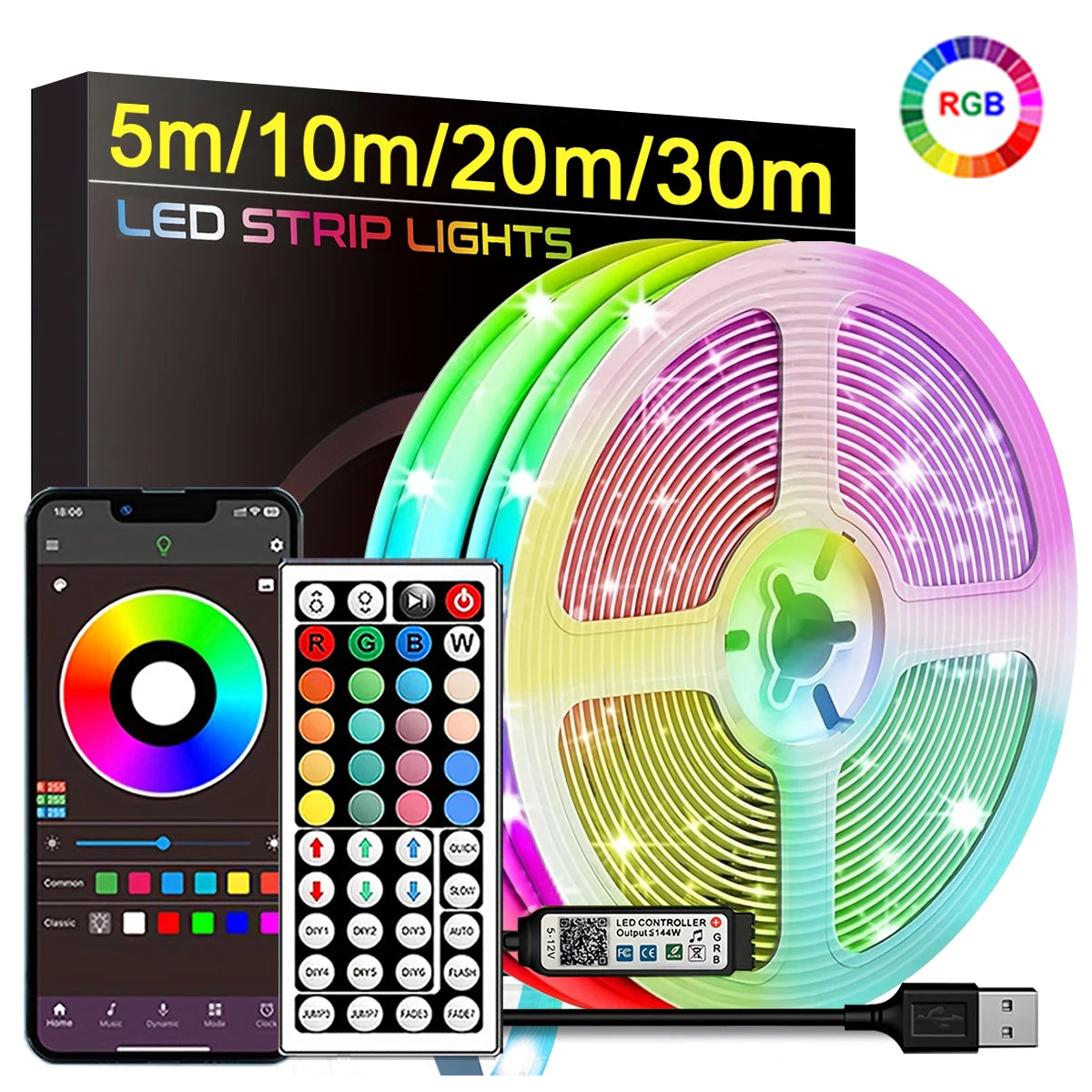 DeskAura LED Strip – Transforme ton Setup en Quelques Secondes